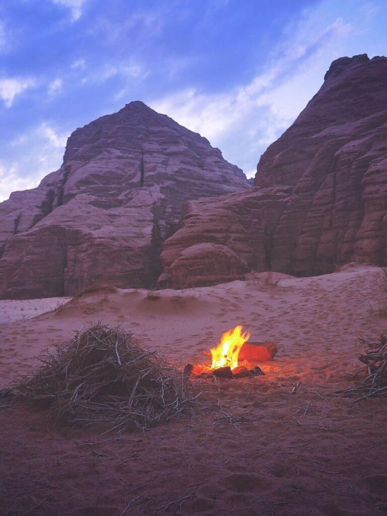 Bivouac à Barrah Canyon