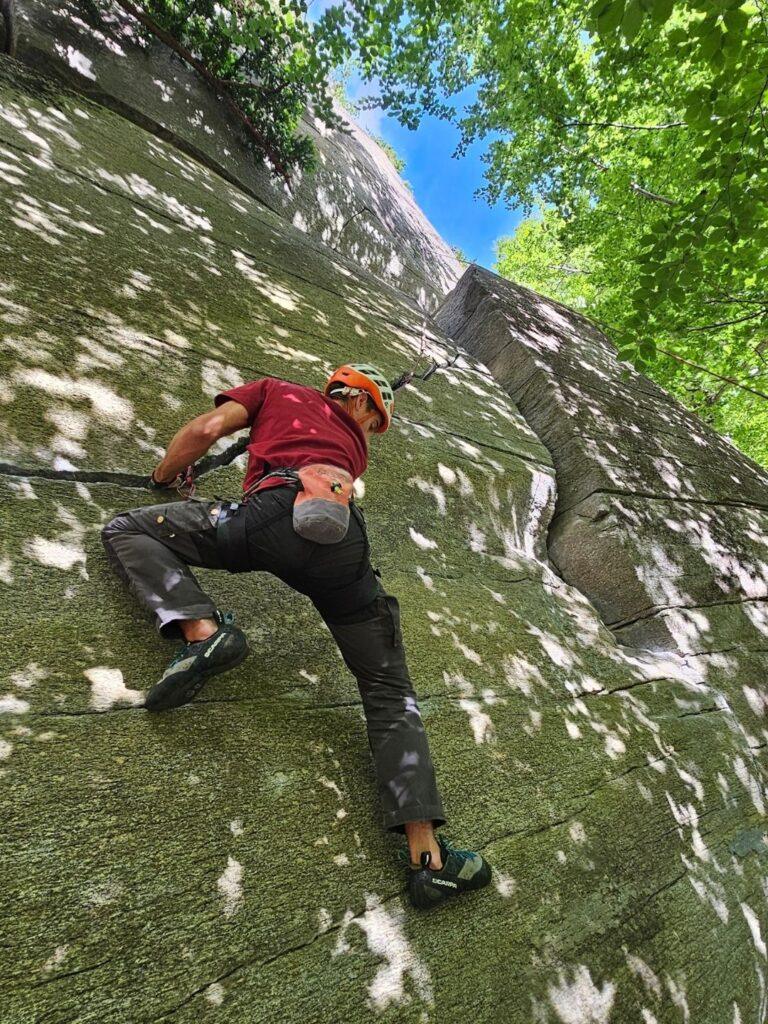 Stage Escalade Trad Cadarese Paroisdumonde Fissure